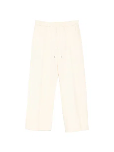 System Lined Track Pants In White