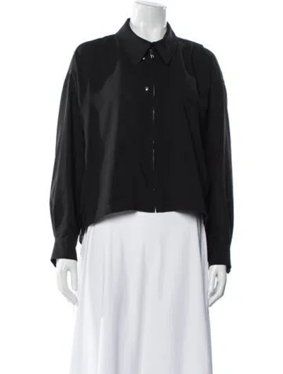 Pre-owned System Long Sleeve Top In Black