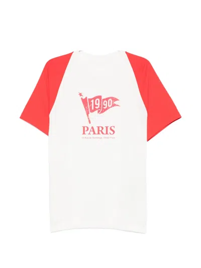 SYSTEM RAGLAN-SLEEVE GRAPHIC-PRINT T-SHIRT