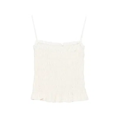 SYSTEM RUFFLED STRAP TOP