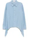 System Self-tie Shirt In Blue