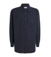 System Stripe Overshirt In Blue