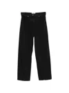 System Structured O-line Raw Jeans In Black