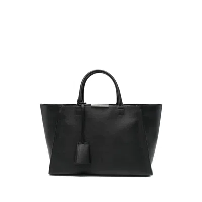 System Top-handle Tote Bag In Black