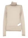 System Turtle-neck Top In Pink