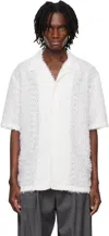 System White Feather Camp Shirt In White