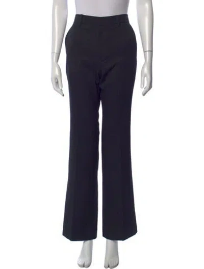 Pre-owned System Wide Leg Pants In Black