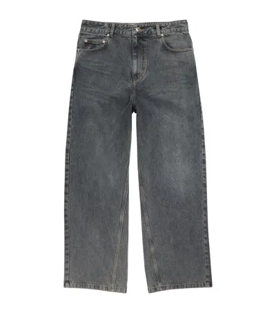 System Wide-leg Jeans In Grey