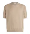 System Wool T-shirt In Beige