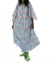 Sz Blockprints Artemisia Dress In Flower Power Print In Multi