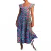 Sz Blockprints Charlotte Dress In Multicolor In Multi