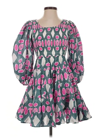 Pre-owned Sz Blockprints Cocktail Dress In Pink