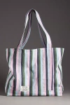 Sz Blockprints Multistripe Tote In Multicolor