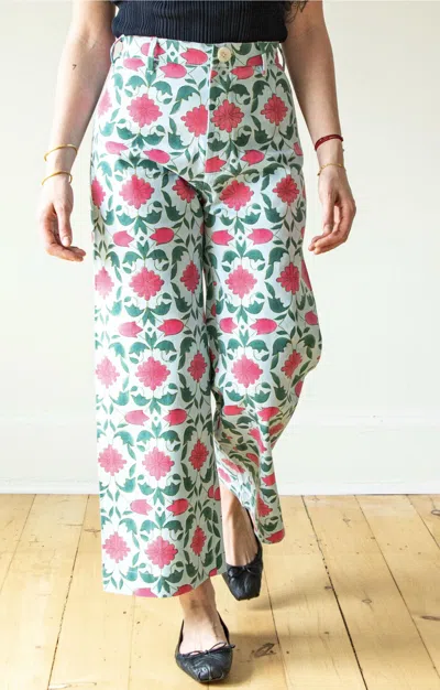 Sz Blockprints Women's Disco Pants In Lisbon In Multi