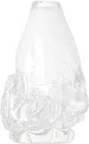 Szkło White Opal Small Vase In Hand-blown Glass