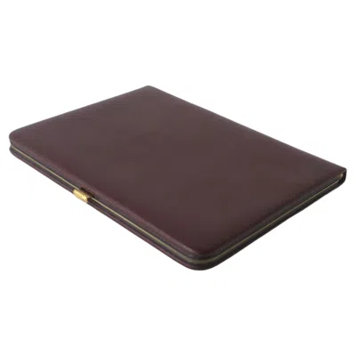 Pre-owned T. Anthony Leather Travel Picture Frame Or Keepsake Wallet For Photos, Papers, By T Anthony In Black