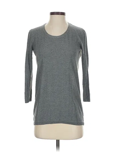 Pre-owned T. Babaton 3/4 Sleeve T-shirt In Gray