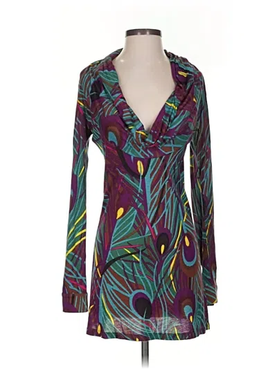 Pre-owned T-bags Los Angeles Cardigan Sweater In Purple