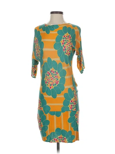 Pre-owned T-bags Los Angeles Cocktail Dress In Orange