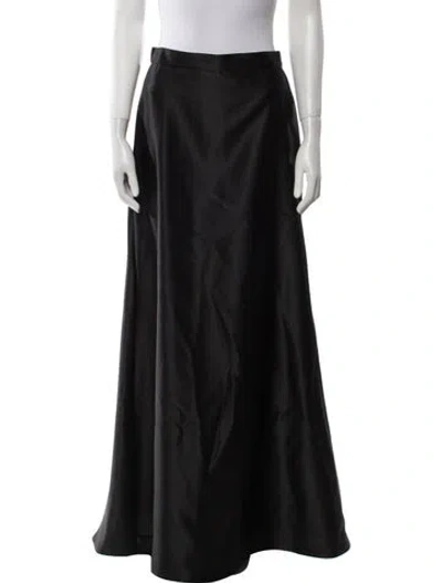 Pre-owned T By Tadashi Long Skirt In Black