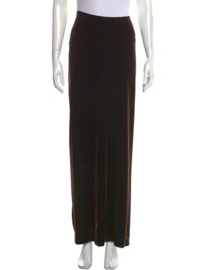 Pre-owned T By Tadashi Long Skirt In Black