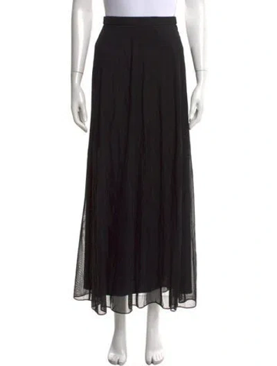 Pre-owned T By Tadashi Long Skirt In Black