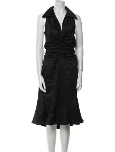 Pre-owned T By Tadashi Midi Length Dress In Black