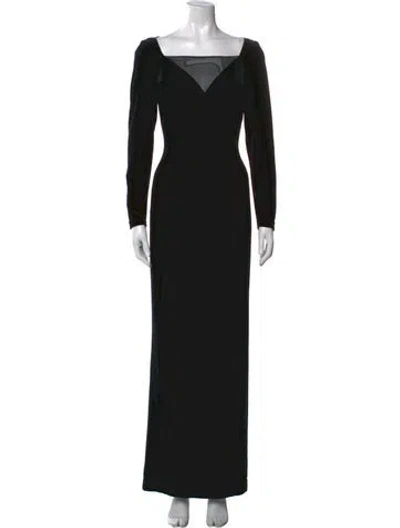 Pre-owned T By Tadashi Vintage Long Dress In Black