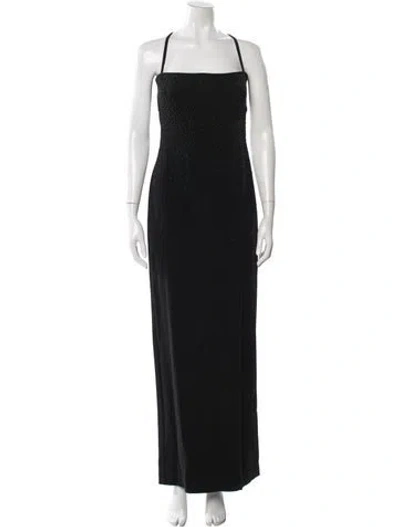Pre-owned T By Tadashi Vintage Long Dress In Black