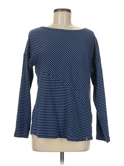 Pre-owned T By Talbots 3/4 Sleeve T-shirt In Blue