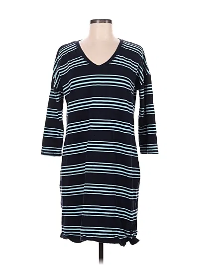Pre-owned T By Talbots 3/4 Sleeve T-shirt In Blue
