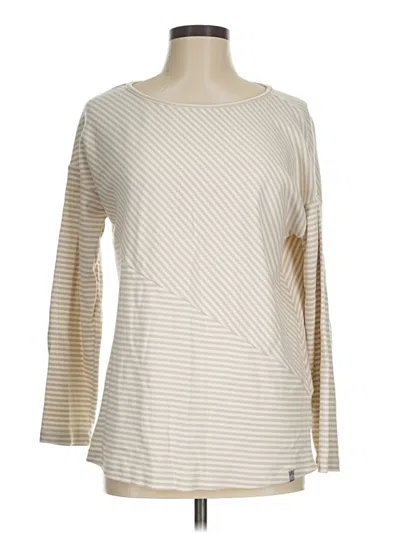 Pre-owned T By Talbots 3/4 Sleeve T-shirt In White
