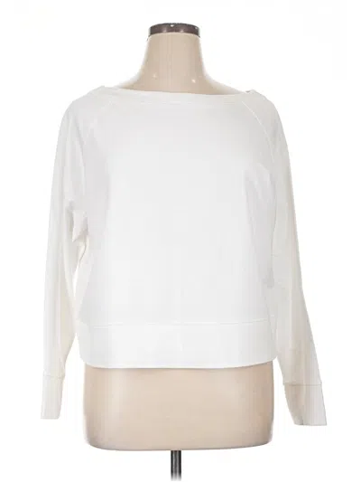 Pre-owned T By Talbots 3/4 Sleeve T-shirt In White