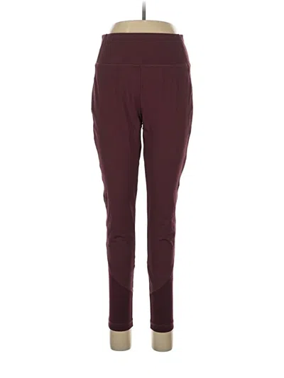 Pre-owned T By Talbots Active Pants In Burgundy