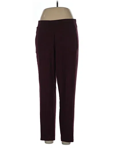 Pre-owned T By Talbots Active Pants In Burgundy