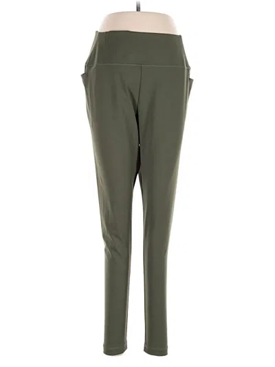 Pre-owned T By Talbots Active Pants In Green
