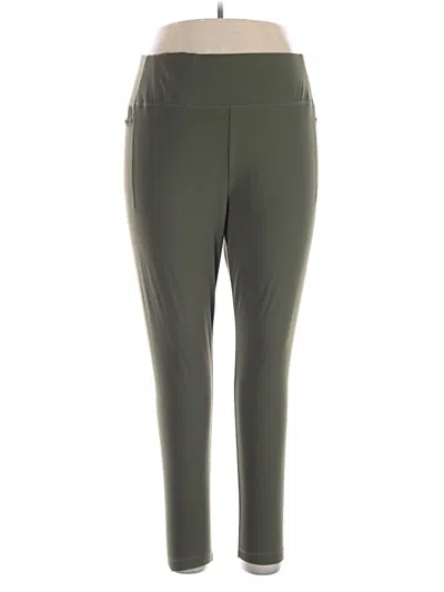 Pre-owned T By Talbots Active Pants In Green