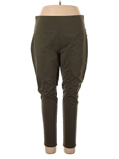 Pre-owned T By Talbots Active Pants In Green
