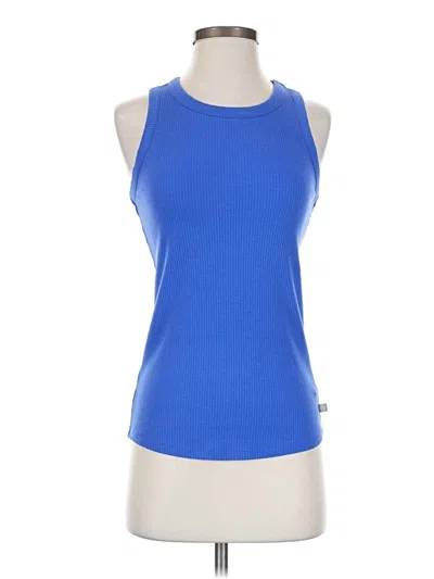 Pre-owned T By Talbots Active Tank Top In Blue