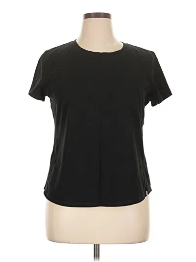 Pre-owned T By Talbots Active T-shirt In Black