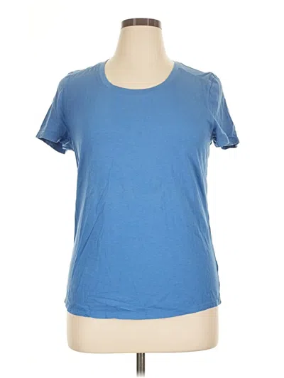 Pre-owned T By Talbots Active T-shirt In Blue