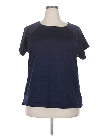 Pre-owned T By Talbots Active T-shirt In Blue