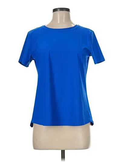 Pre-owned T By Talbots Active T-shirt In Blue