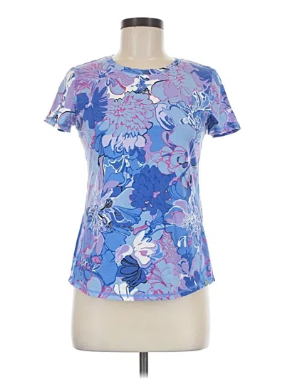 Pre-owned T By Talbots Active T-shirt In Blue