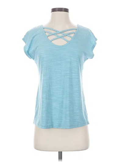 Pre-owned T By Talbots Active T-shirt In Blue