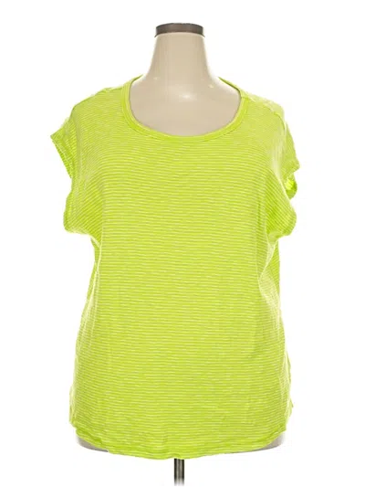 Pre-owned T By Talbots Active T-shirt In Green