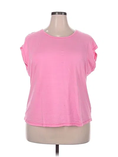 Pre-owned T By Talbots Active T-shirt In Pink