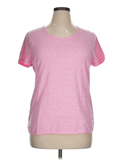 Pre-owned T By Talbots Active T-shirt In Pink