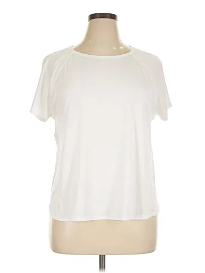 Pre-owned T By Talbots Active T-shirt In White