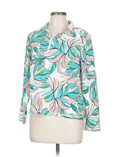 Pre-owned T By Talbots Blazer Jacket In White